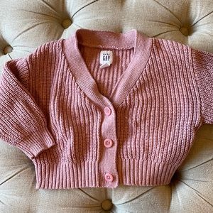 Baby Gap Pink Oversized Sweater 6-12m